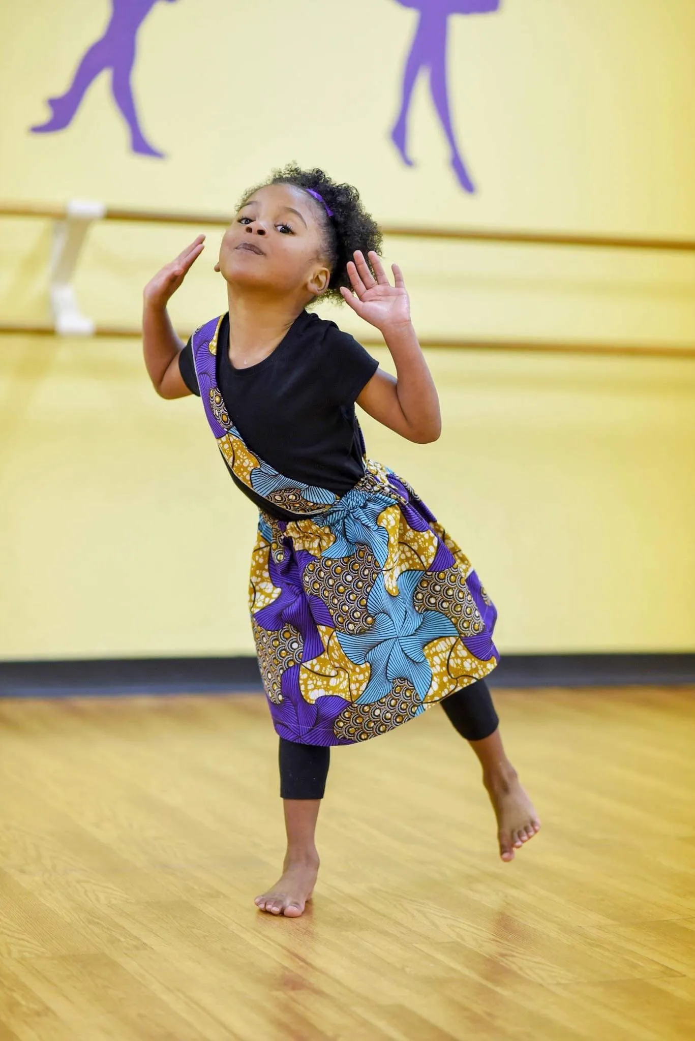 African Print Skirt and Head Wrap