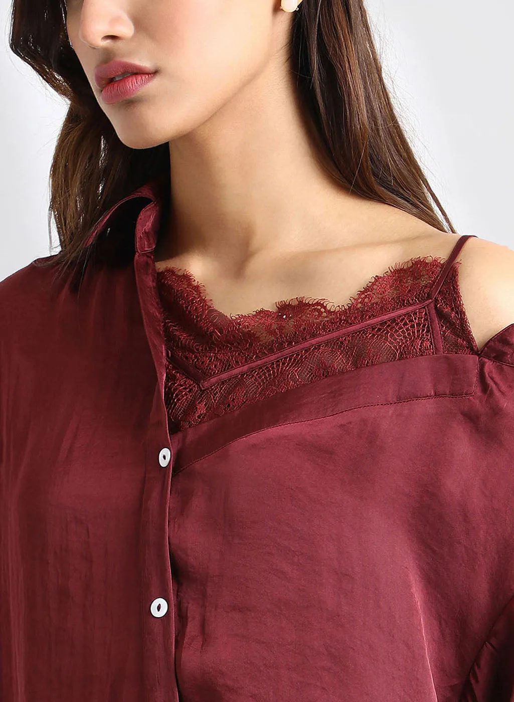 Assymetric Neck Top