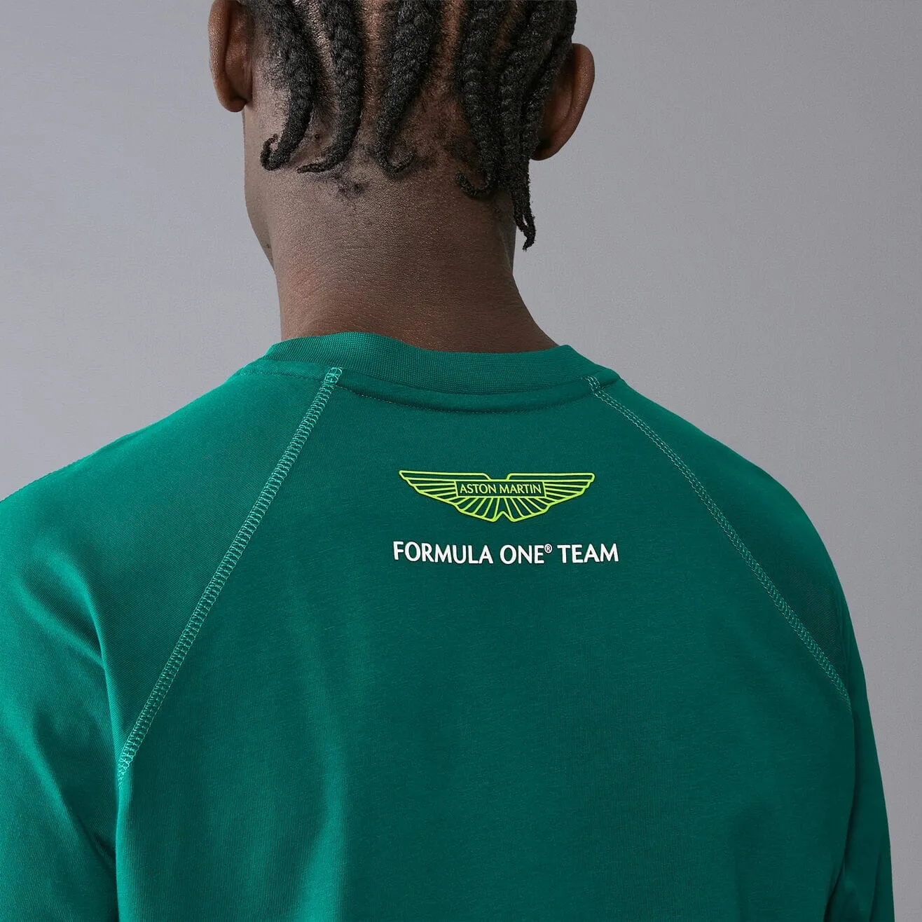 Aston Martin F1 Lifestyle Logo T-Shirt - Green/Lime/White