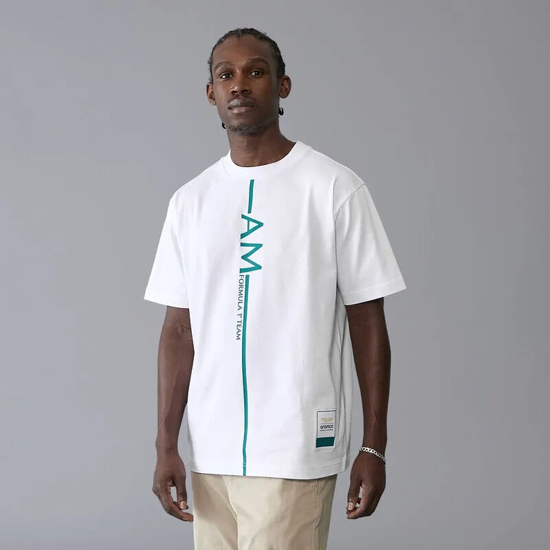 Aston Martin F1 Lifestyle Oversized T-Shirt - White/Green