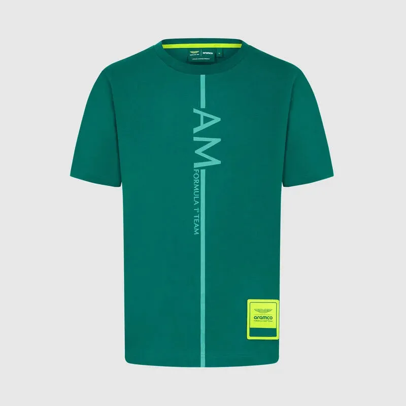 Aston Martin F1 Lifestyle Oversized T-Shirt - White/Green