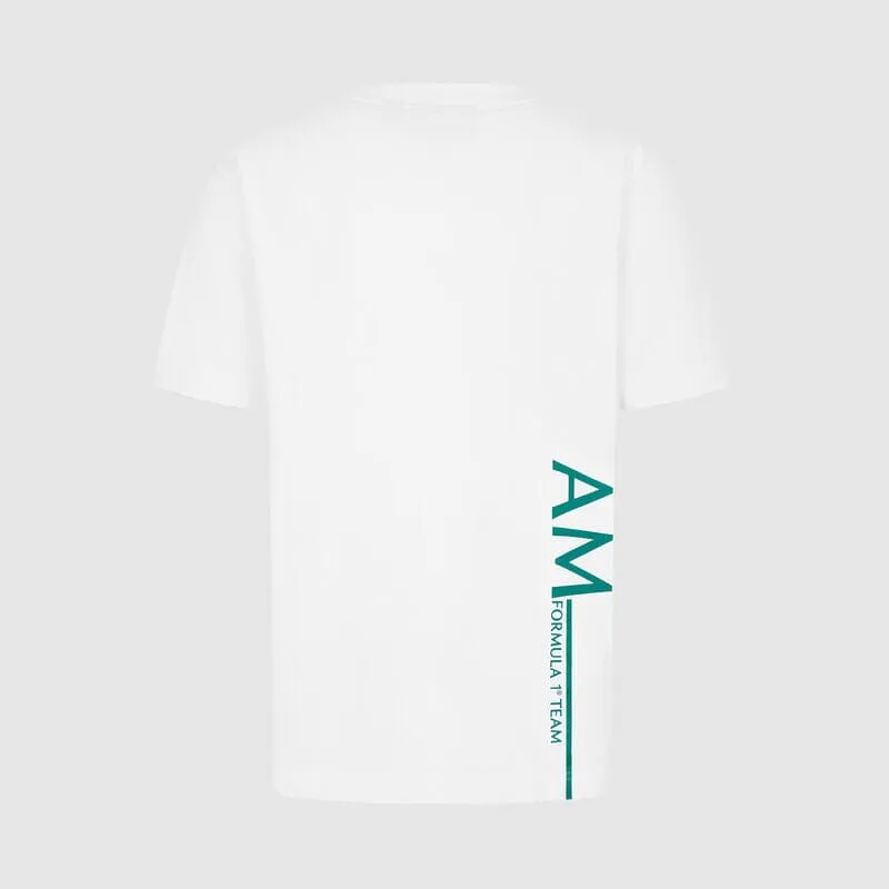 Aston Martin F1 Lifestyle Oversized T-Shirt - White/Green