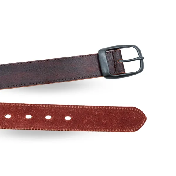 AVONDALE - Women's Dark Brown Genuine Leather Belt