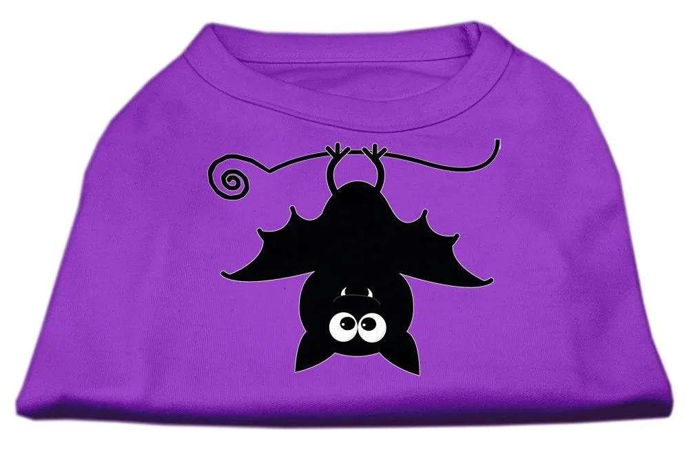 Batsy The Bat Screen Print Dog Shirt Purple Sm (10)