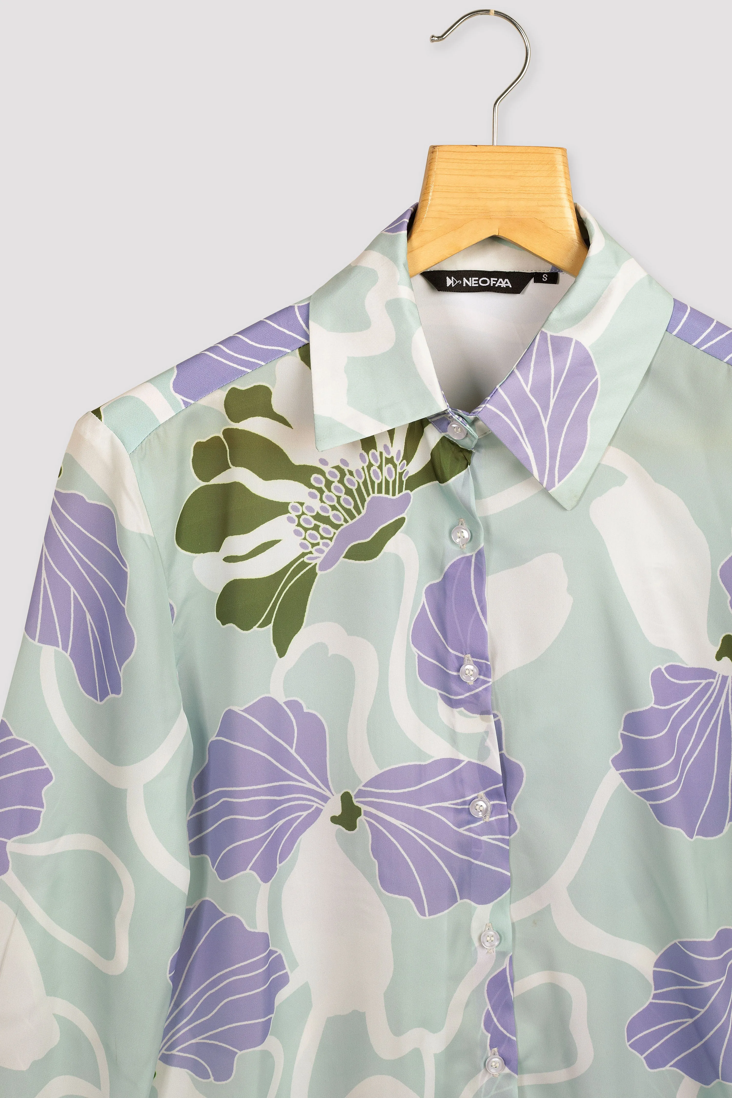 Beautiful Floral Shirt For Women