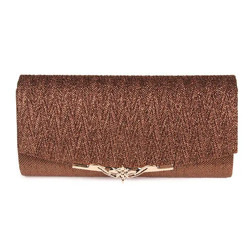 Beautiful Shiny Women Evening Party Clutch Bag With Chain Luxury Glitter