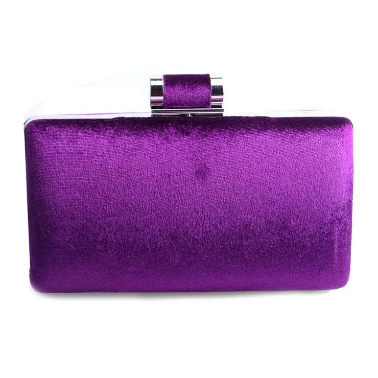 Chain Shoulder Women Evening Bags Velvet  Small Clutch Fashion Bags