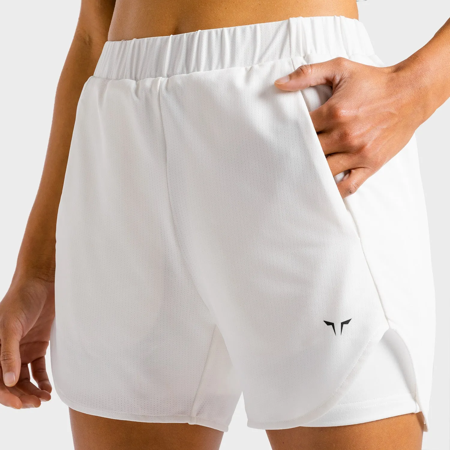 Core 2-in-1 Shorts - White