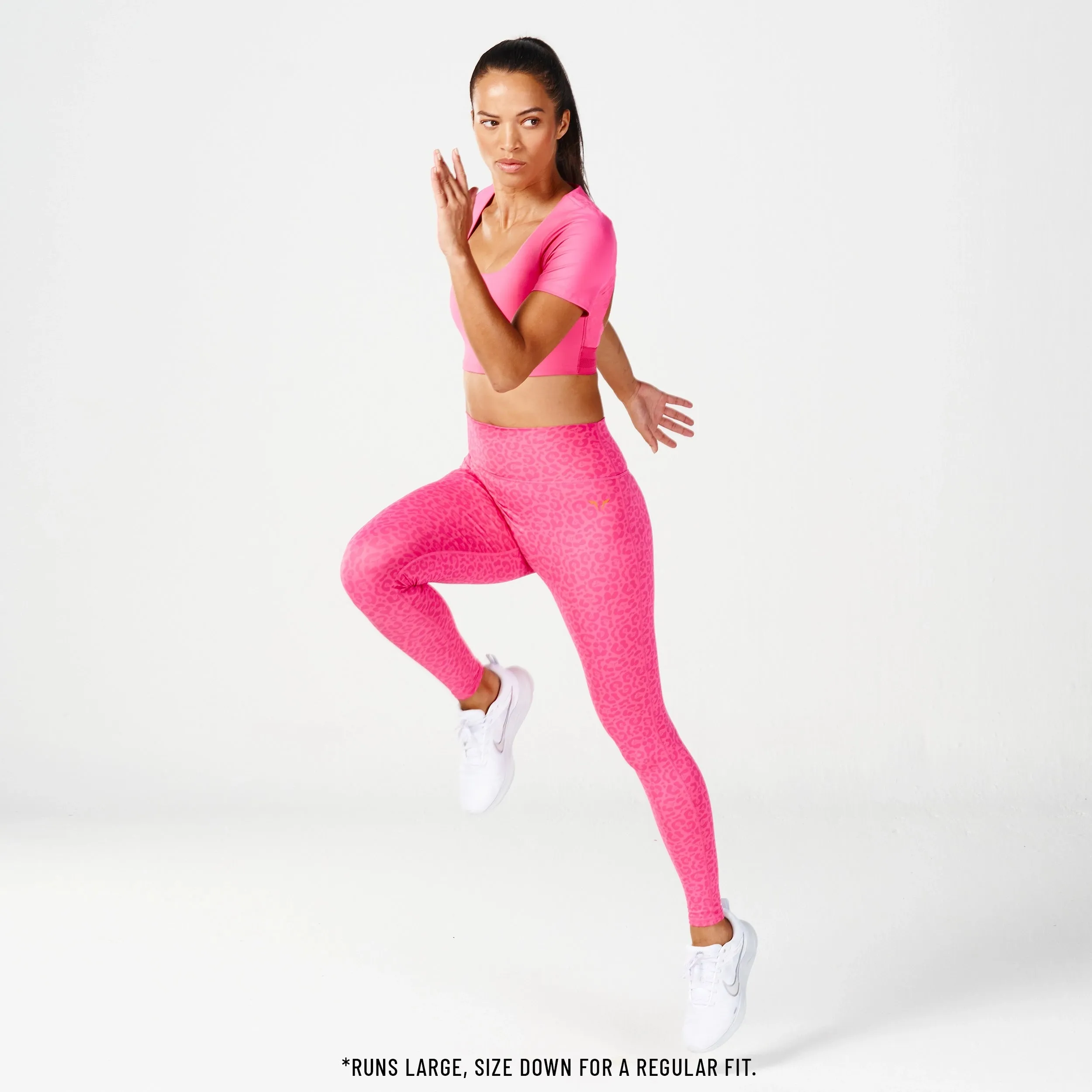 Core Agile ACT Leggings 27" - Hot Pink Print