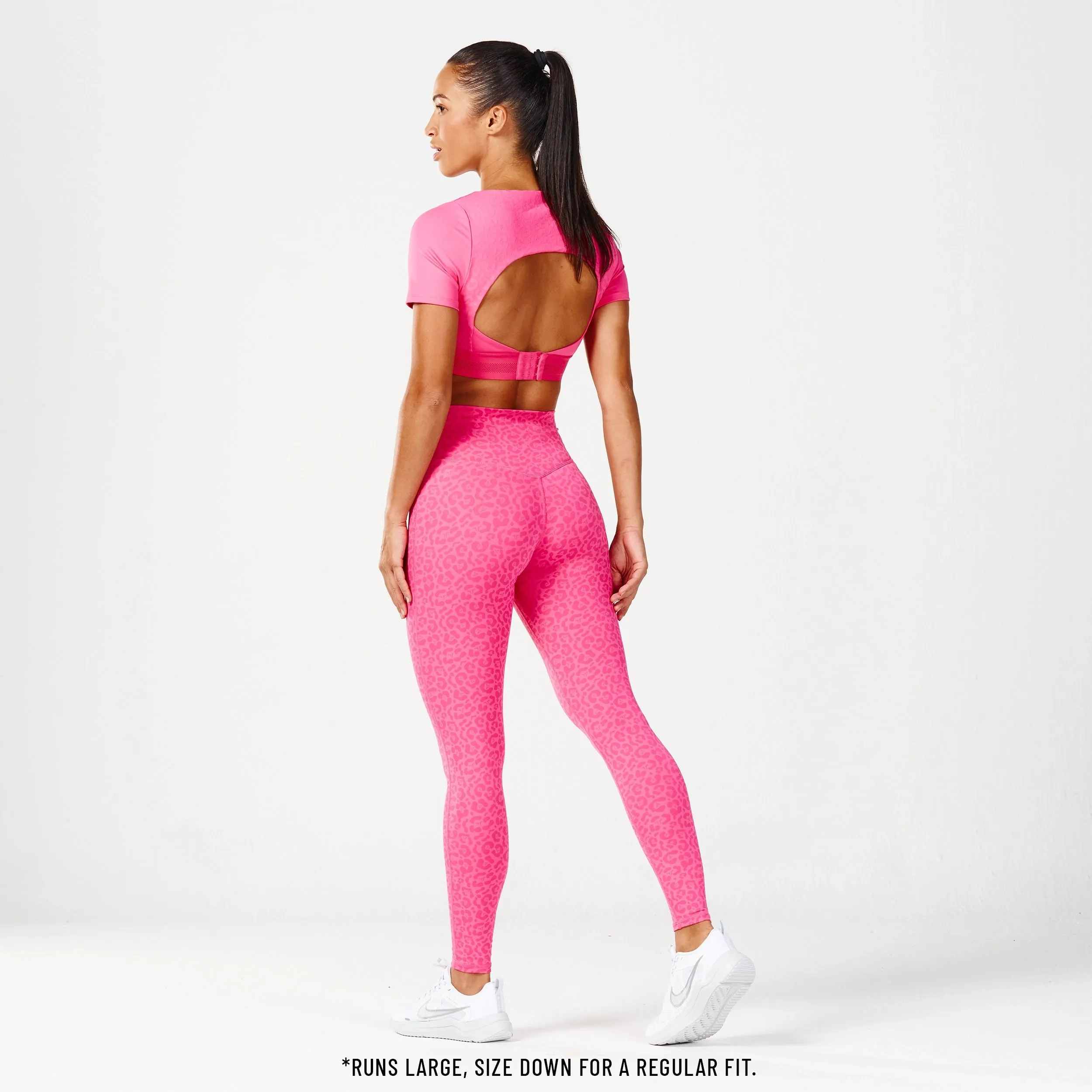 Core Agile ACT Leggings 27" - Hot Pink Print