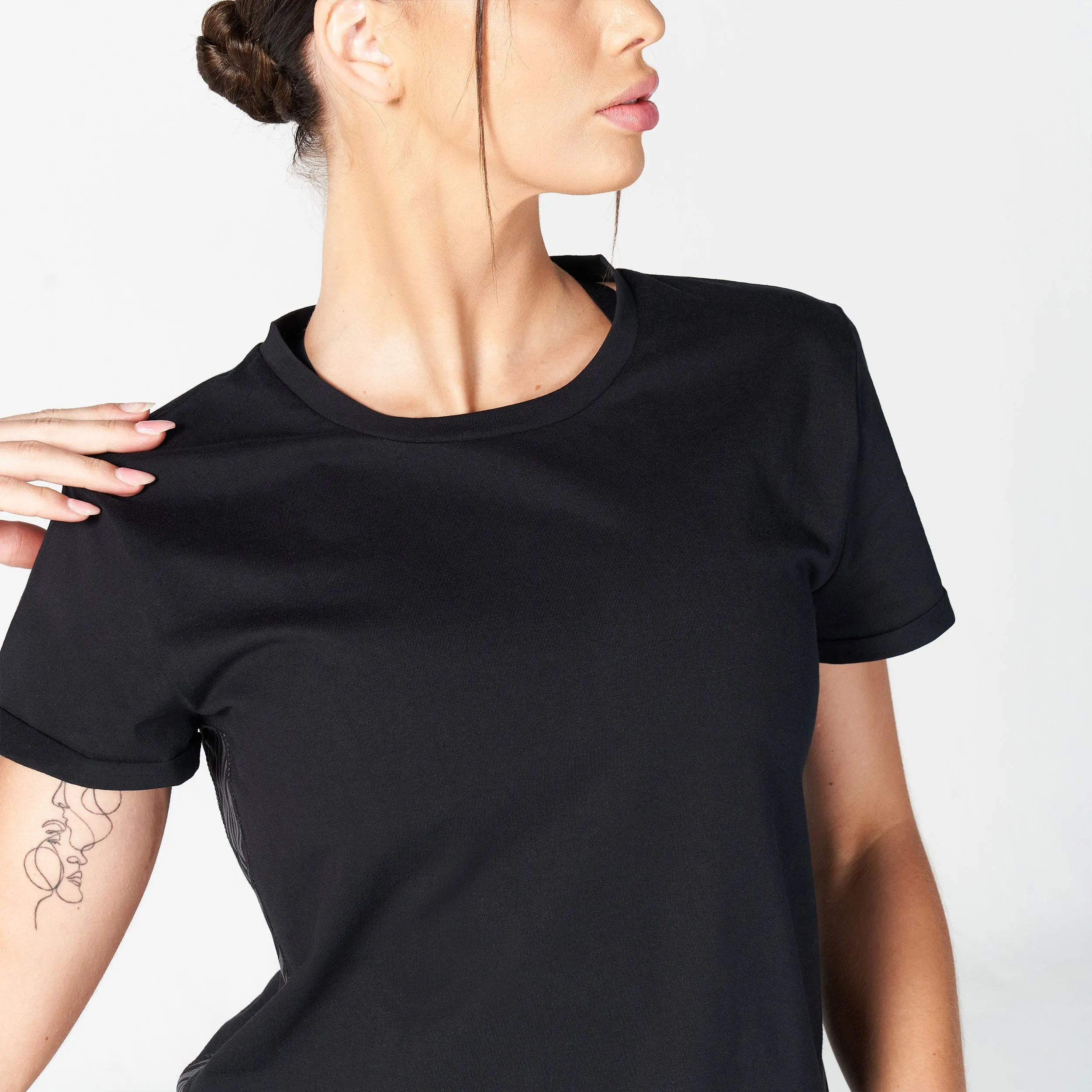 Core Wild Panel Relaxed Tee - Black