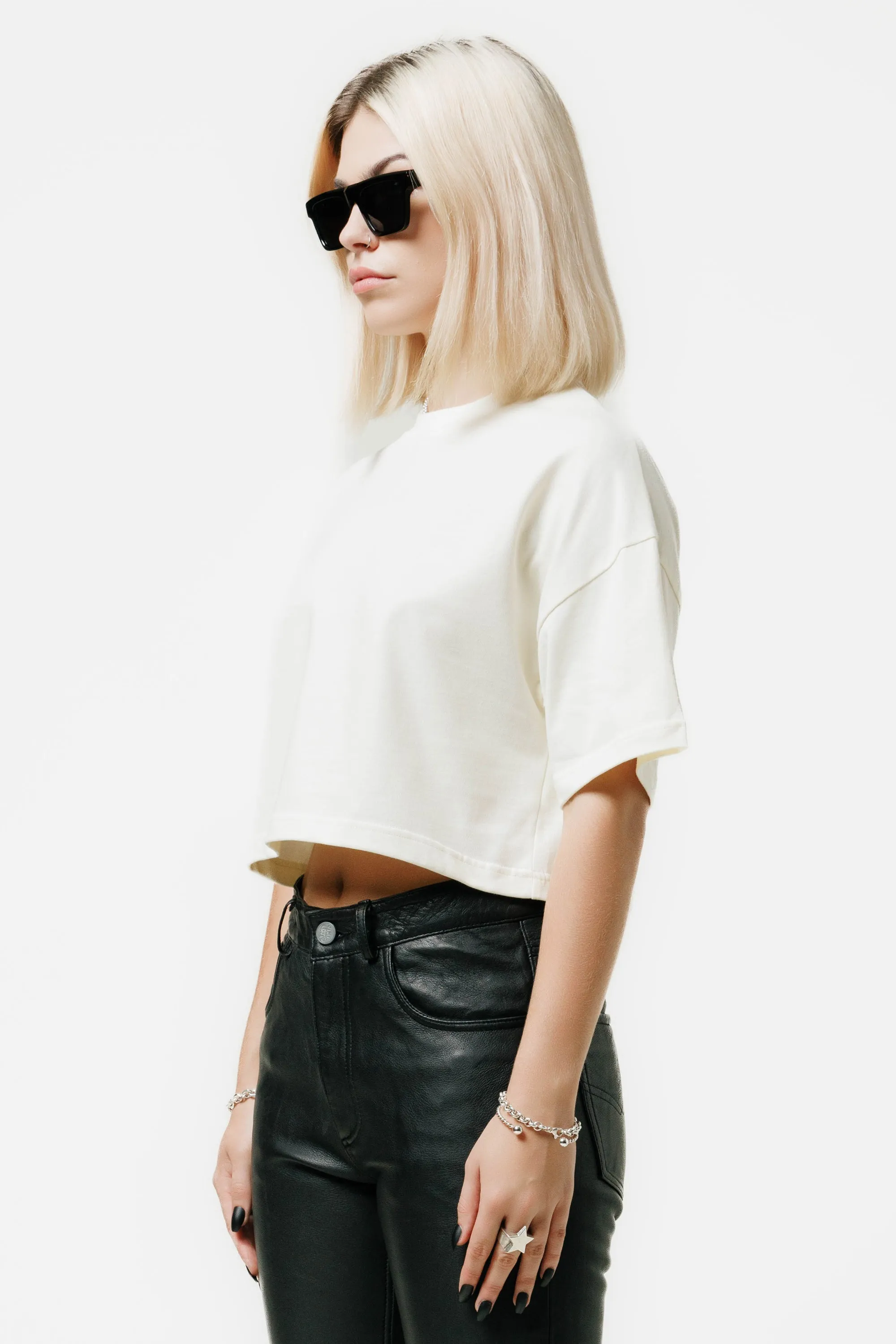 Cropped Oversized T-Shirt