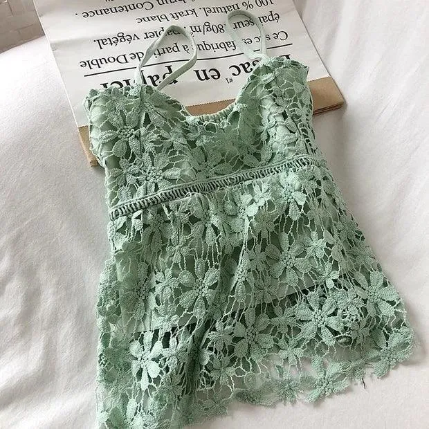 Daisy Lace Top