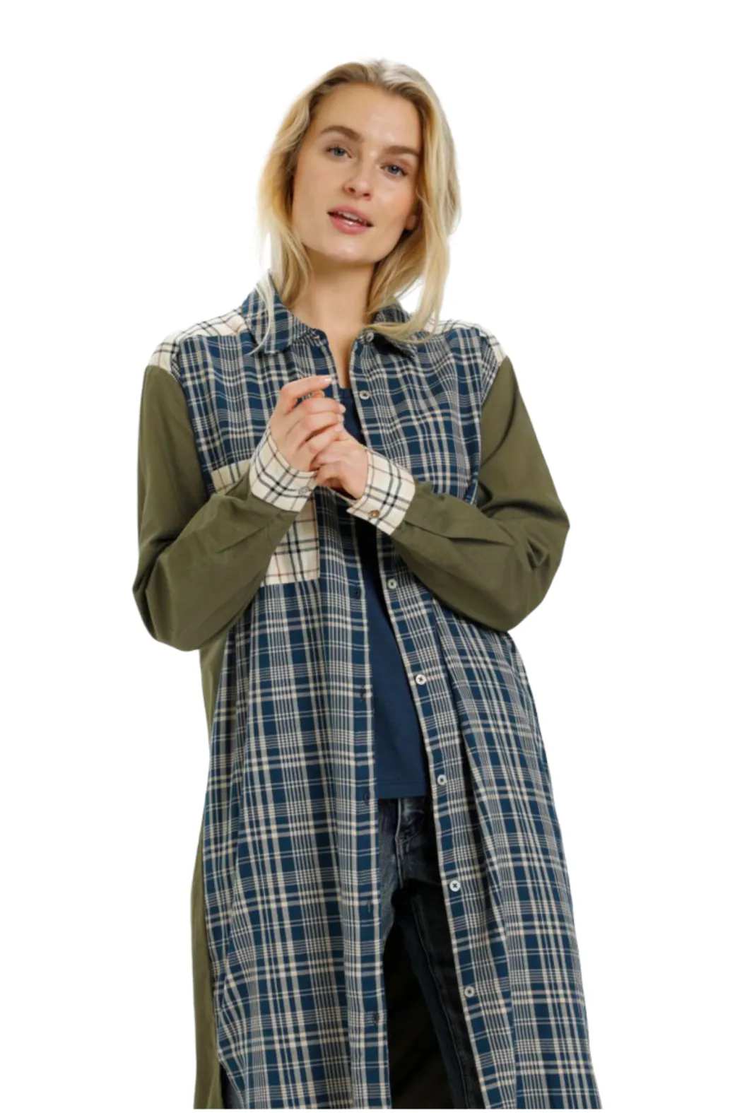 Dallas Check Shirt Dress