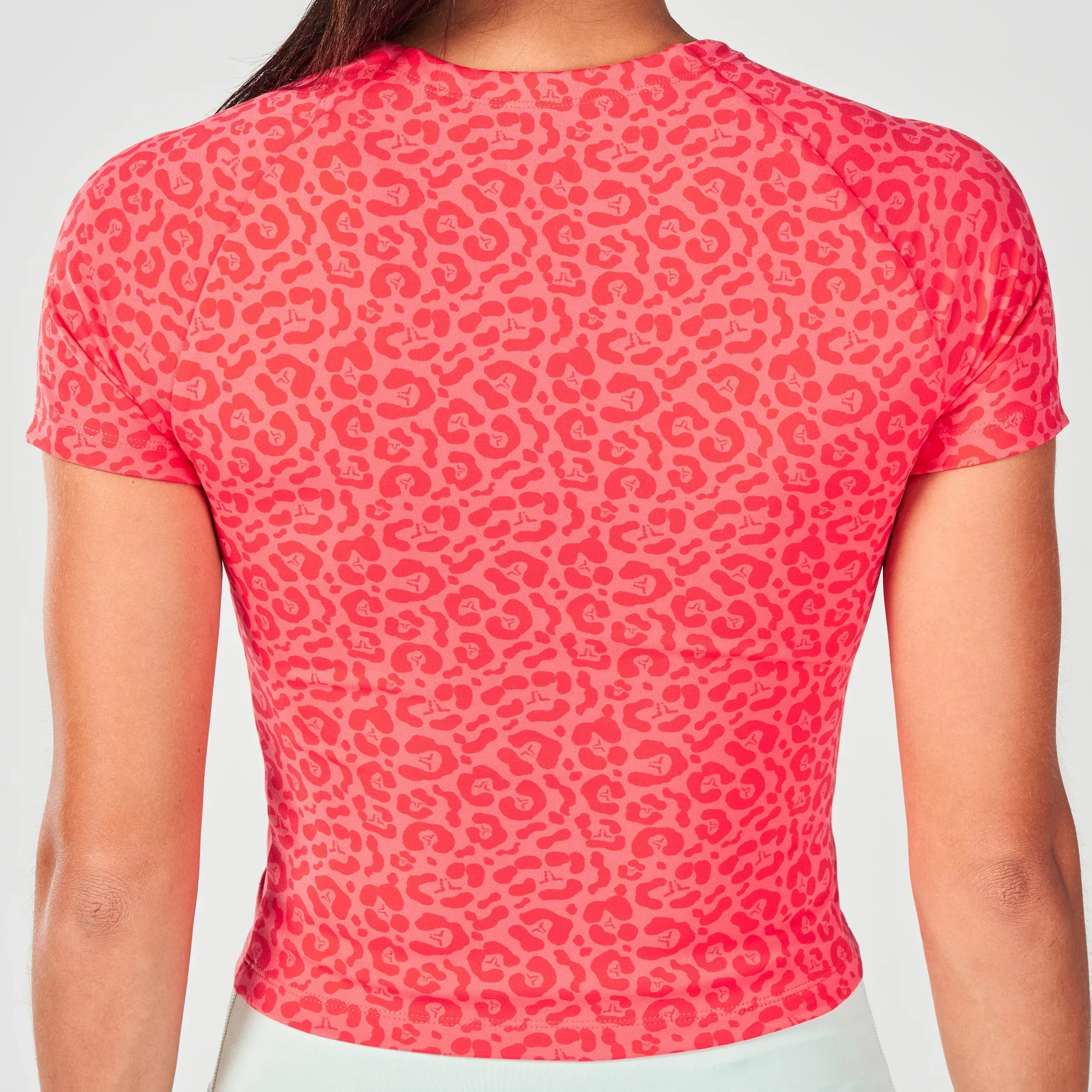 Define Gym Tee - Cayenne Print