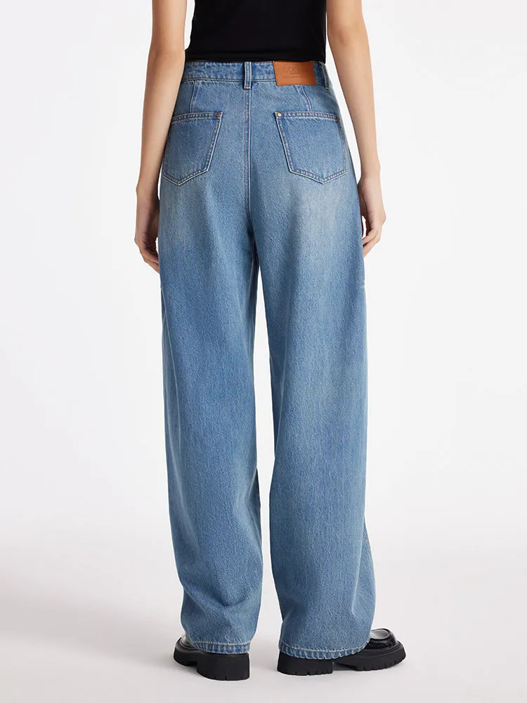 Denim Baggy Barrel Women Jeans