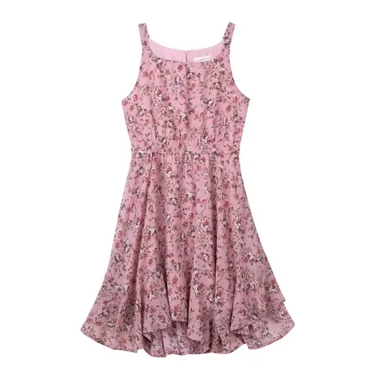 Designer Kidz - Phoebe Floral Midi Dress - Dusty Pink