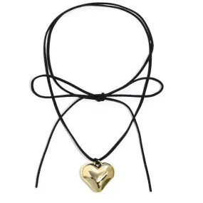 DIY Jewelry Adjustable Chain Heart Choker for Women