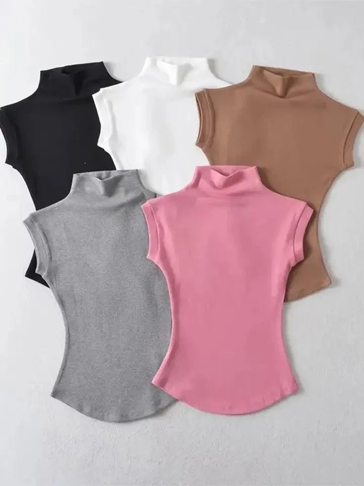 Dote Turtleneck Summer Tops