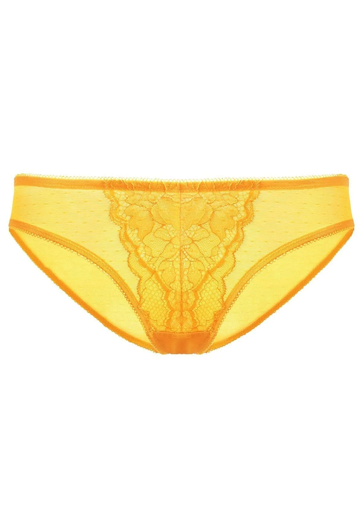 Enchante Lace Cadmium Yellow Bikini Underwear