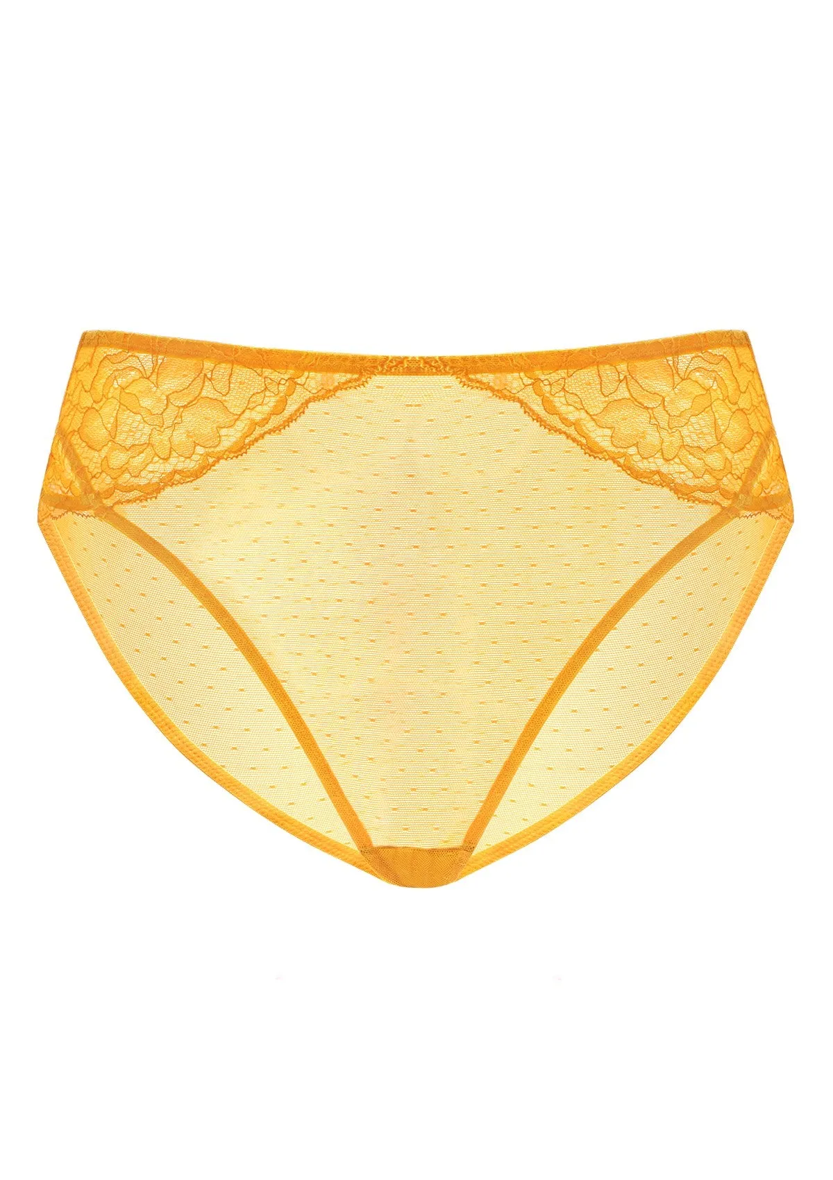 Enchante Lace Cadmium Yellow Bikini Underwear