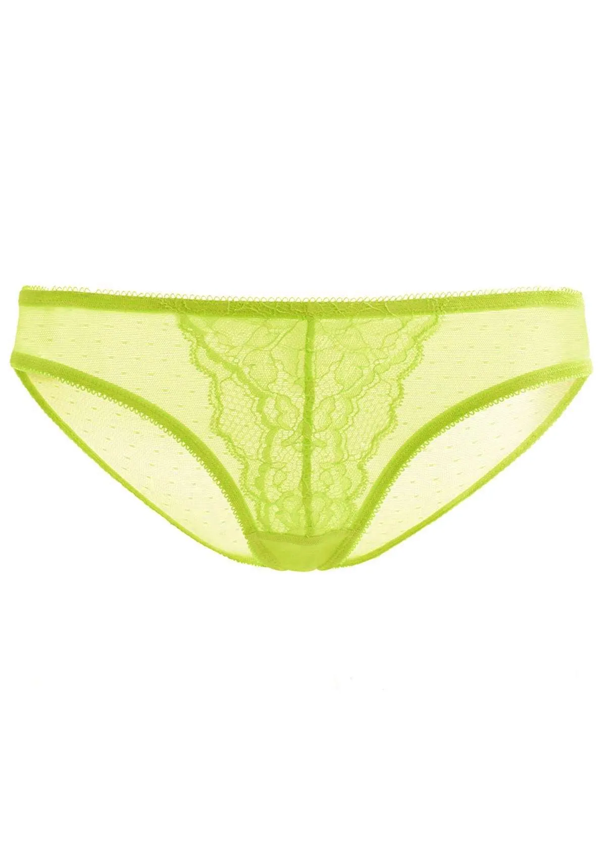 Enchante Lace Lime Green Bikini Underwear