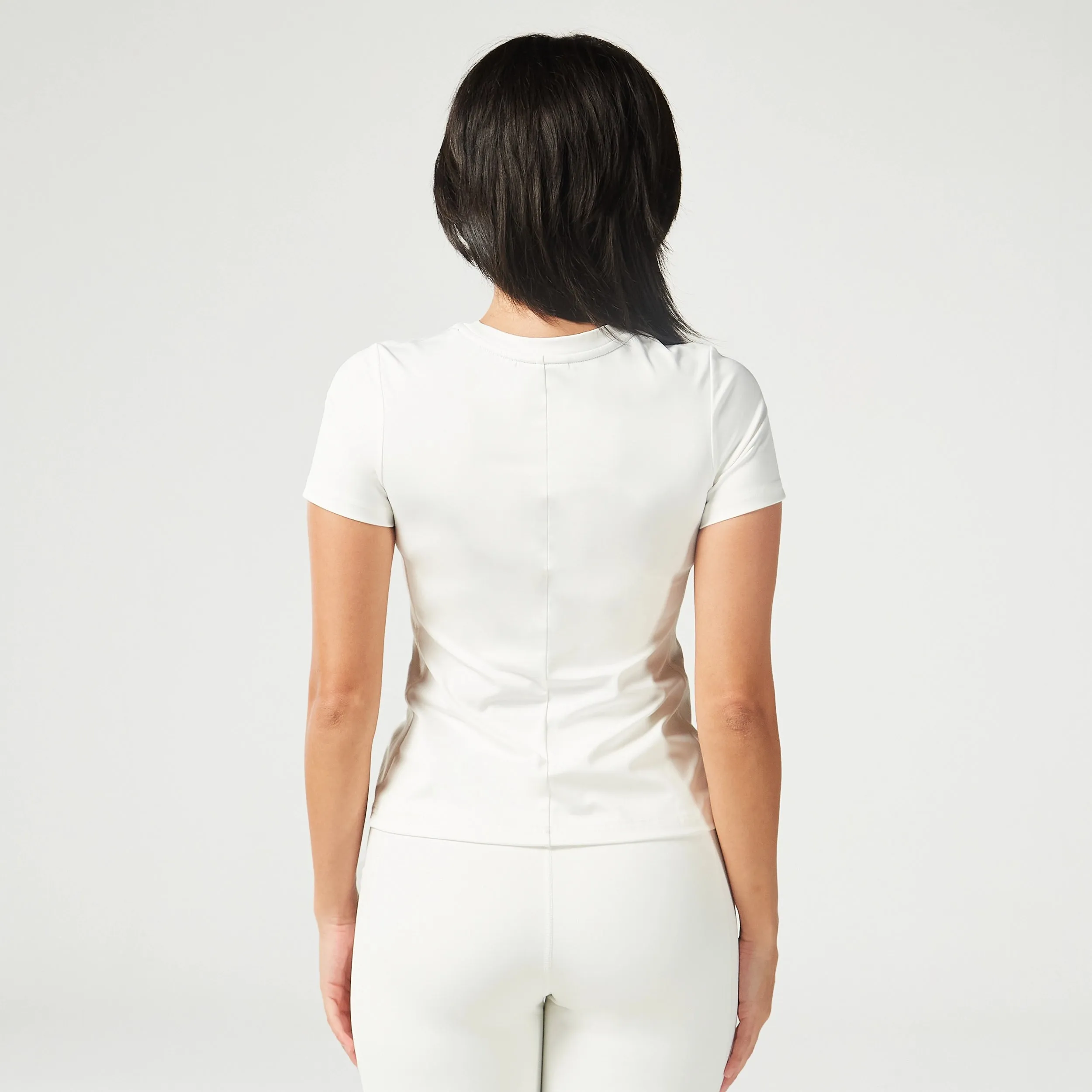 Essential Body Fit Tee - Pearl White