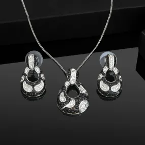 Estele - Dusk And Dawn Drop Pendant & Earrings