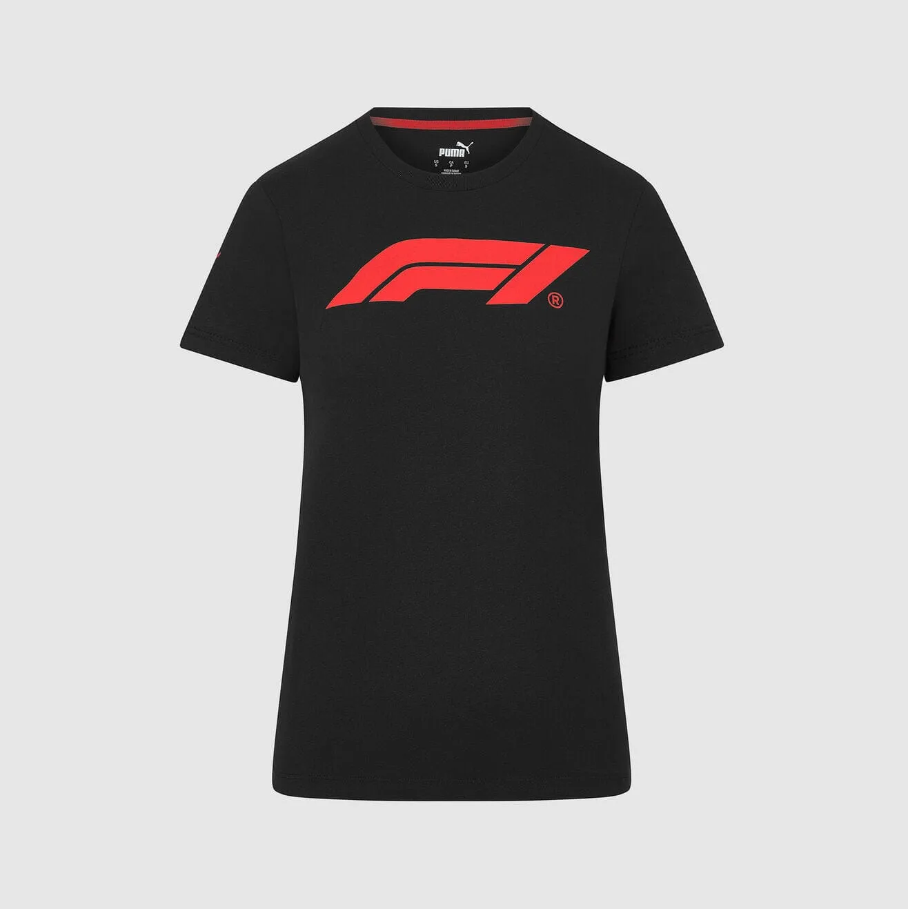 Formula 1 Tech Collection F1 Women's Puma Essentials Logo T-Shirt - Black/White