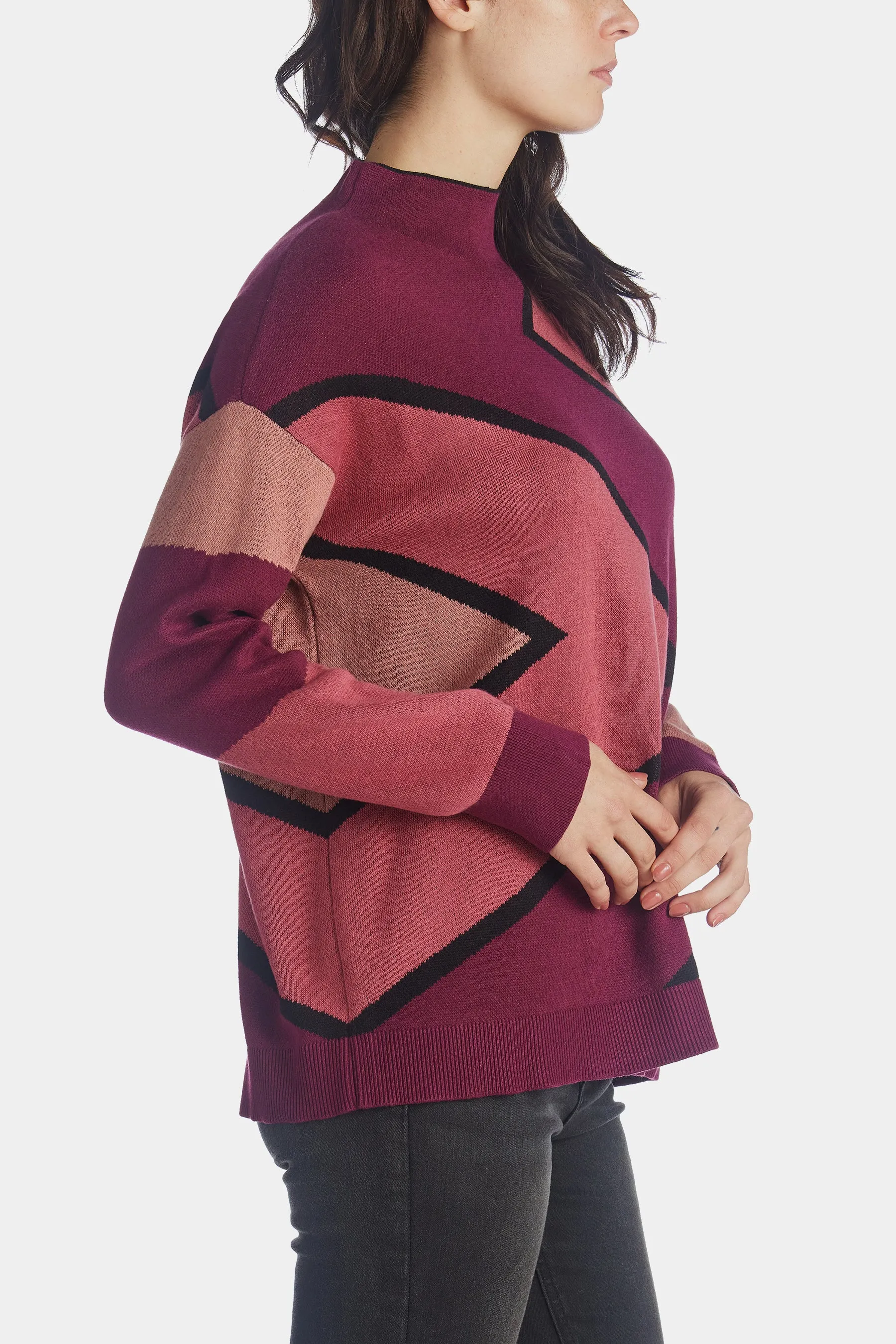 Geo Jaquard Pullover