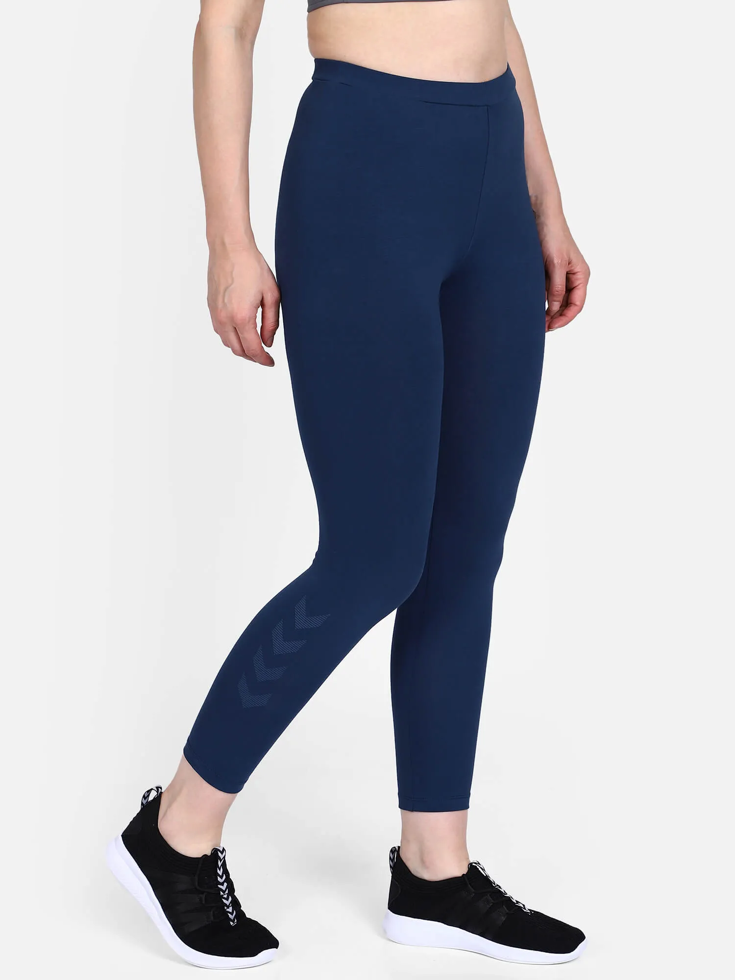 Hannas Women Cotton Blue Tight