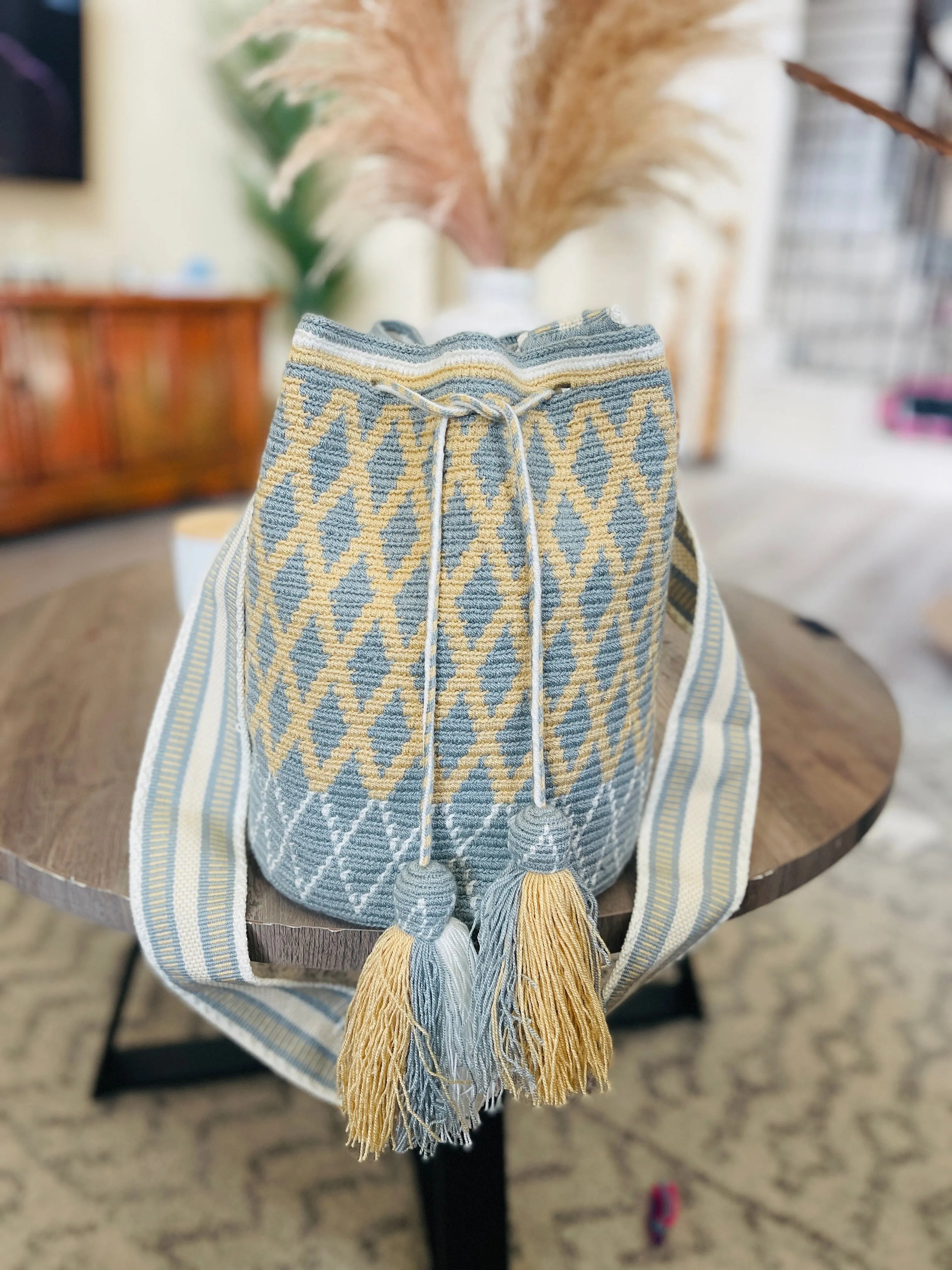 Hermosa Beach Purse | Boho Sands Crochet Bag - L