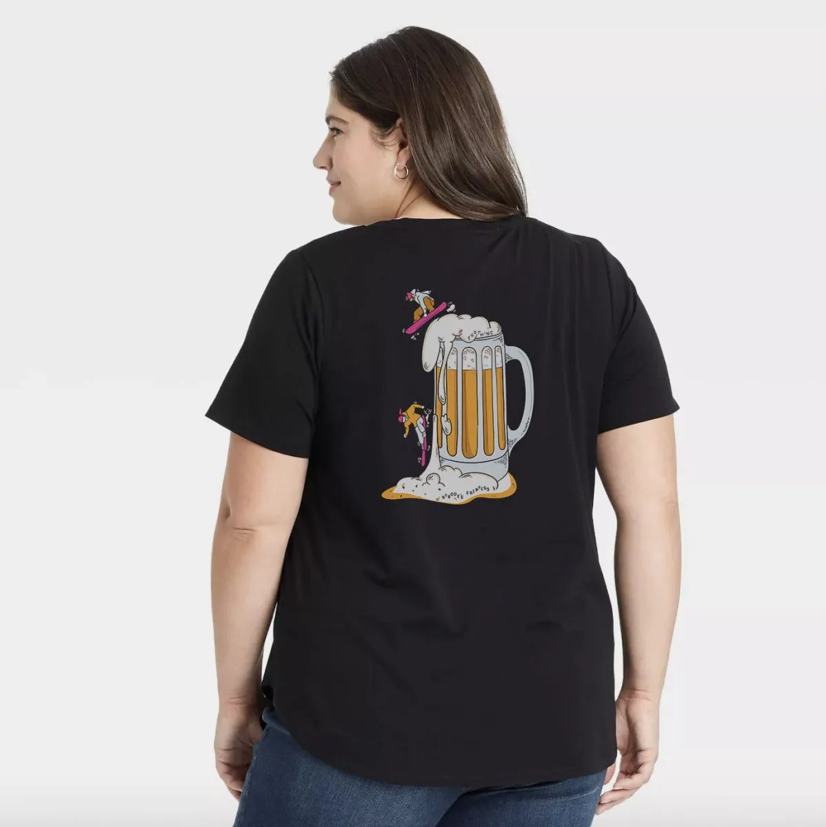 Hold My Beer Snowboarder Tee