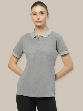 Hummel Kelci Womens Grey B2B Polo