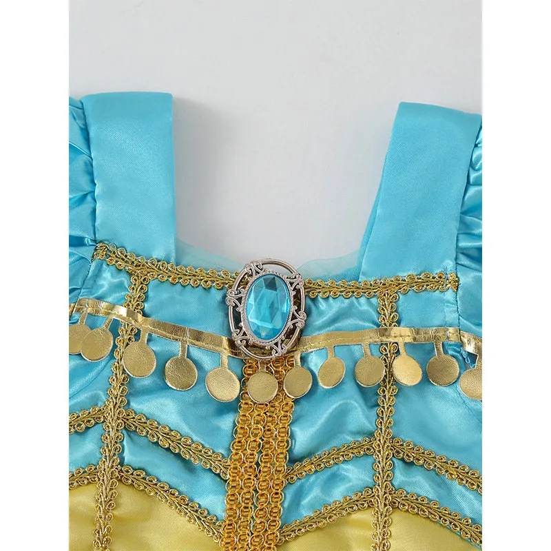 Kids Princess Jasmine Inspired Dress for Girls