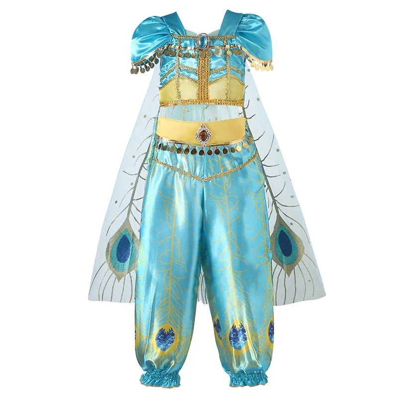 Kids Princess Jasmine Inspired Dress for Girls