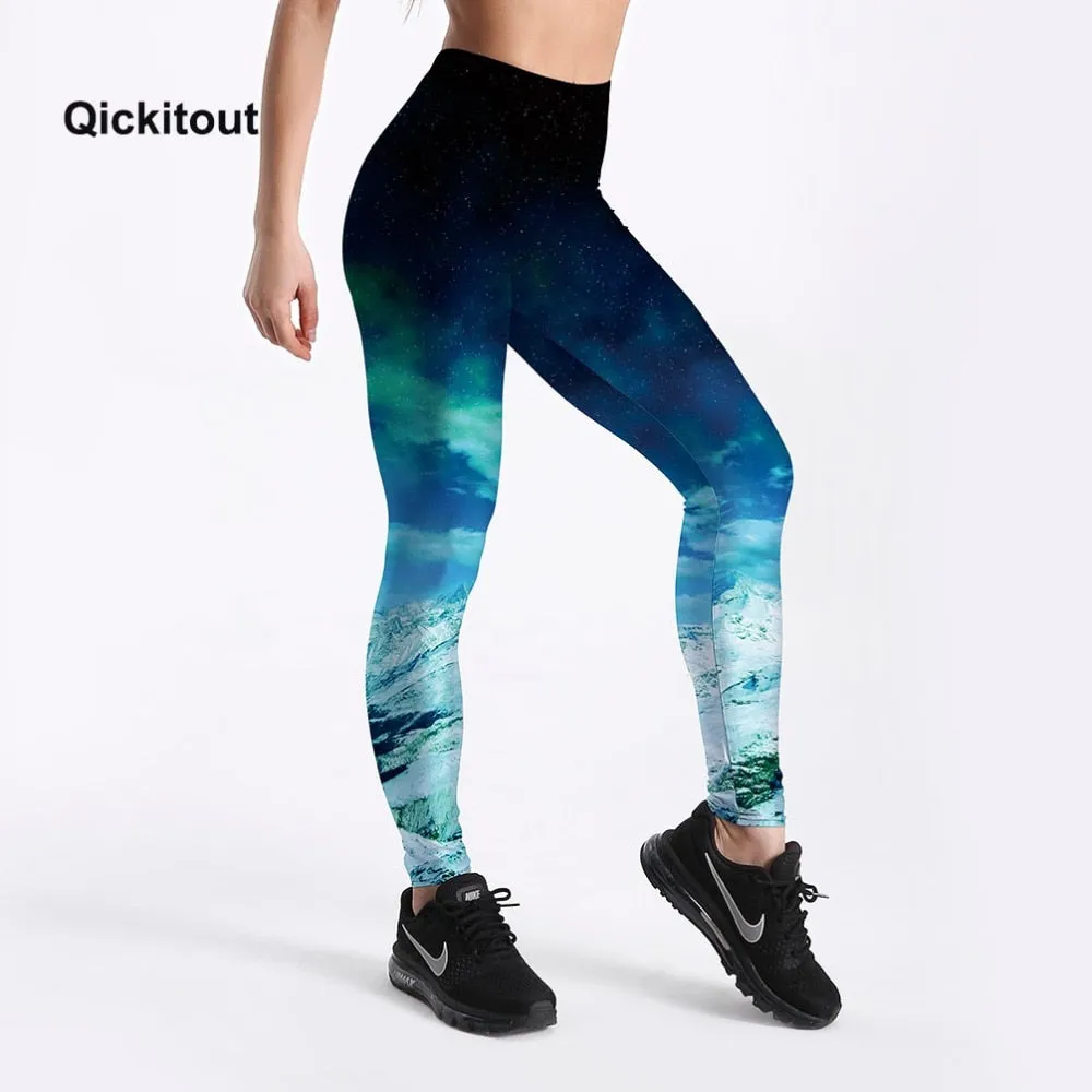 Leggings Digital Print Ice and Snow