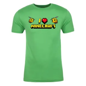 Minecraft I Heart Minecraft Adult Short Sleeve T-Shirt