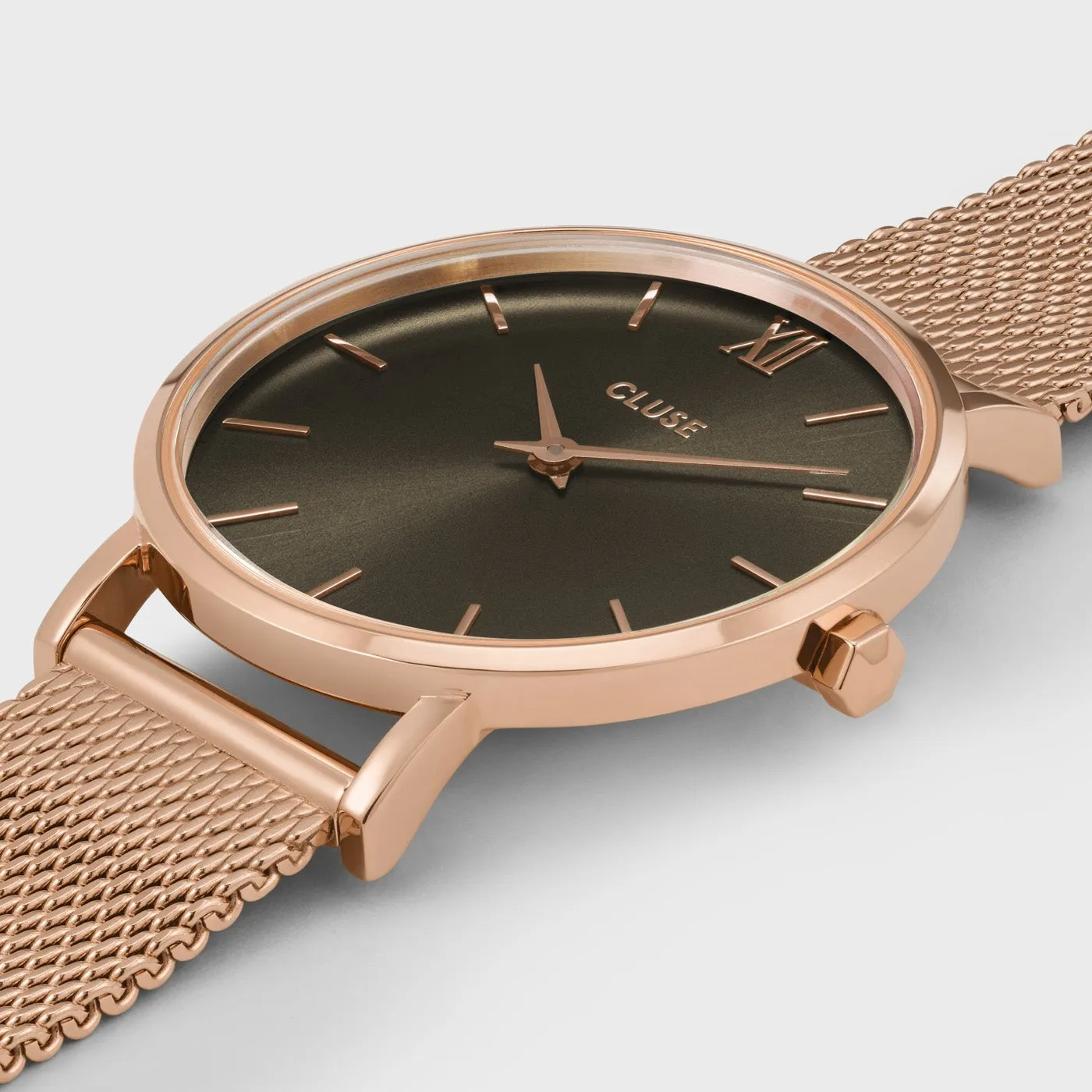 Minuit Mesh, Grey, Rose Gold Colour