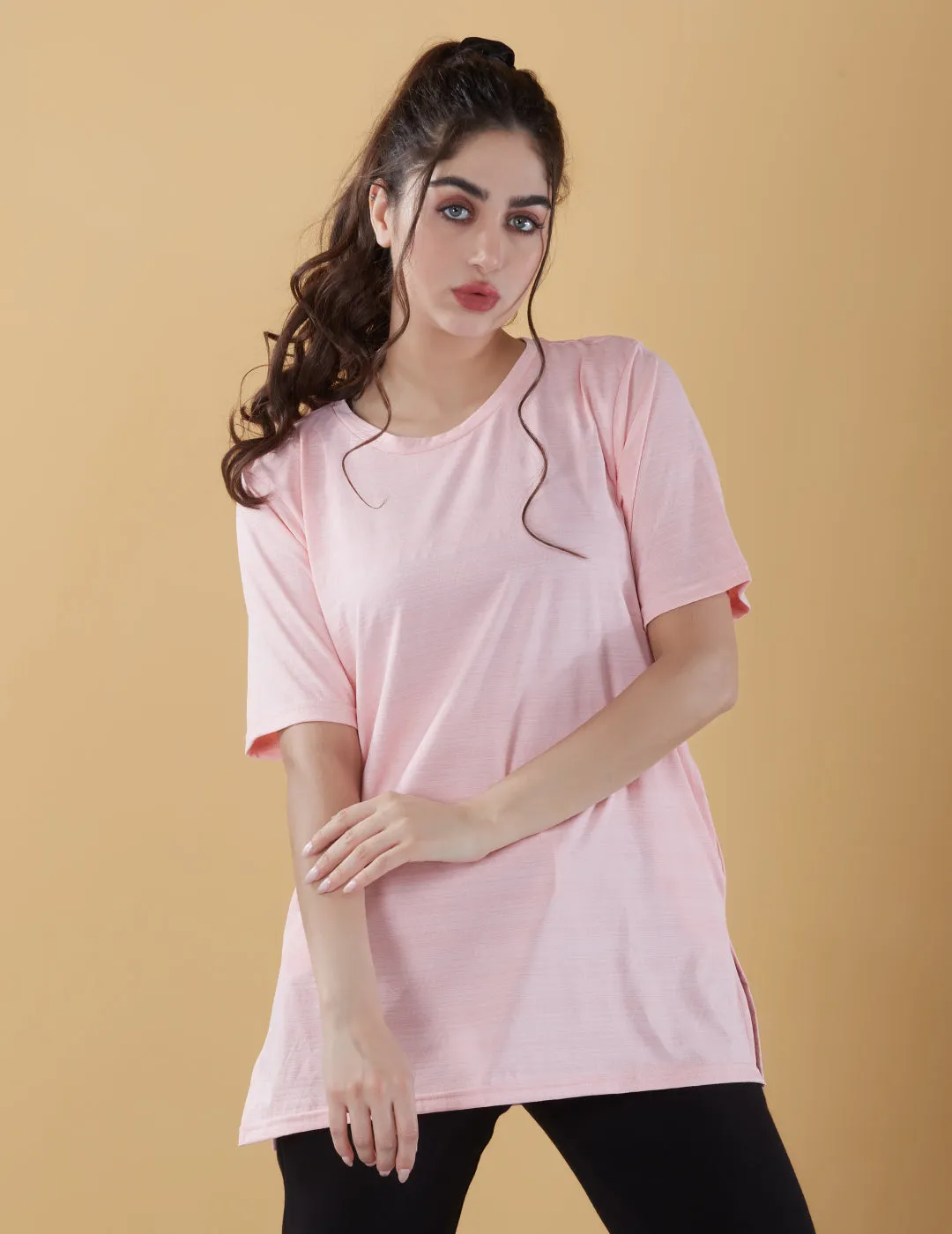 Oversized Long Tee For Women -Athleisure Wear (Combo of Three)