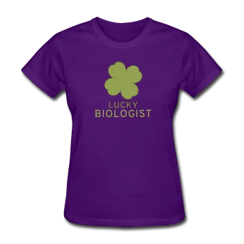 "Lucky Biologist" - Women's T-Shirt