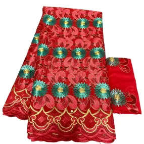 Red Pirkha Lace - NGPKL20922