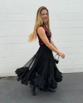 Ruffle Tulle Skirt