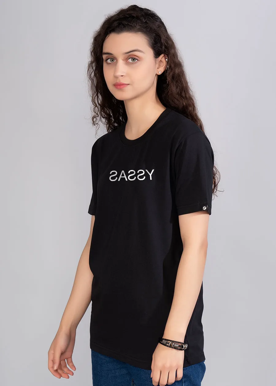 Sassy Girl Women Boyfriend T-Shirt