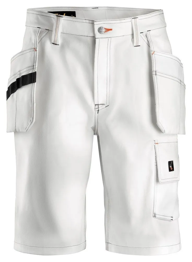 Snickers&#x20;3075&#x20;Painter&#x27;s&#x20;Shorts&#x20;with&#x20;Holster&#x20;Pockets&#x20;-&#x20;White