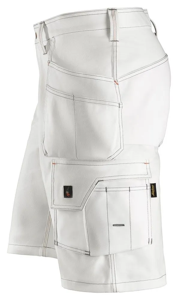 Snickers&#x20;3075&#x20;Painter&#x27;s&#x20;Shorts&#x20;with&#x20;Holster&#x20;Pockets&#x20;-&#x20;White