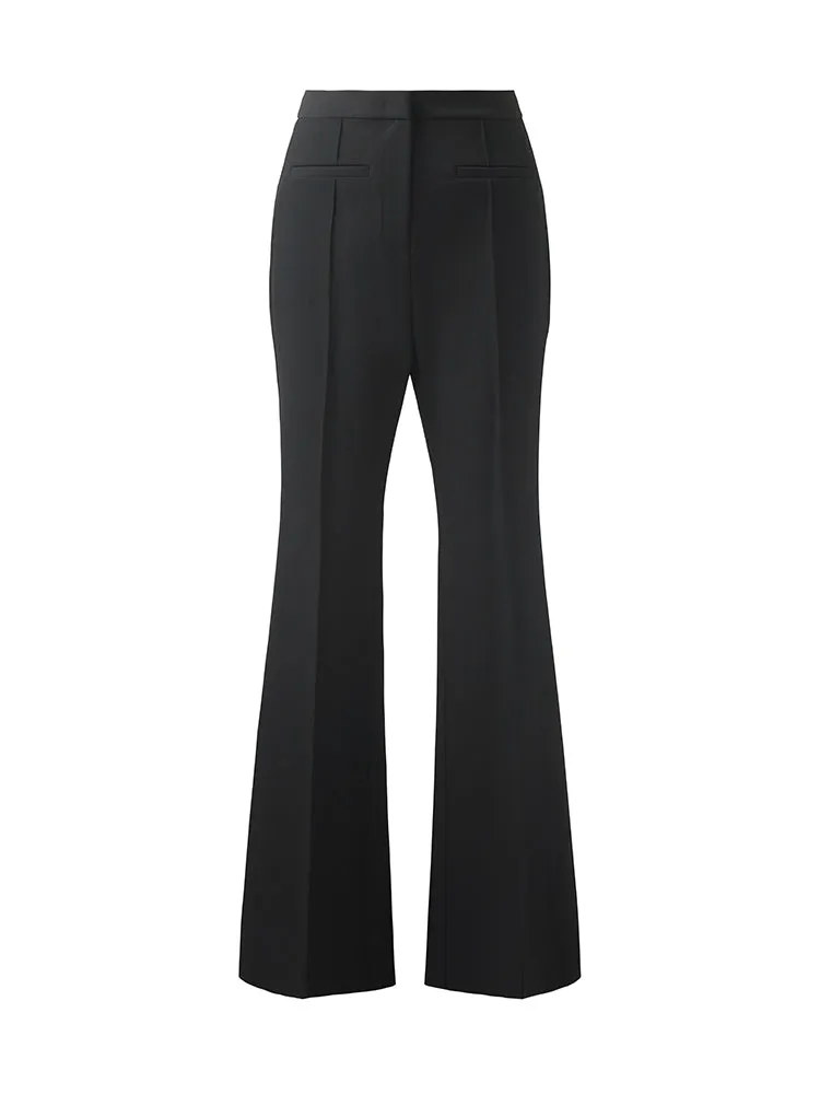 Stretch Micro-Flared Women Pants