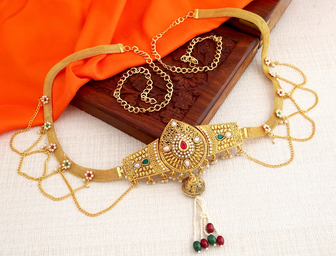 Sukkhi Alluring Gold Plated Kamarband for women