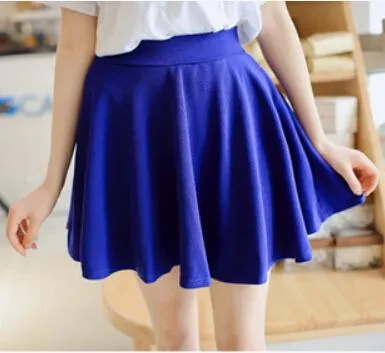 Summer Style Korean version Skirts safty mini skirt women's spring and summer high waist pleated short skirt