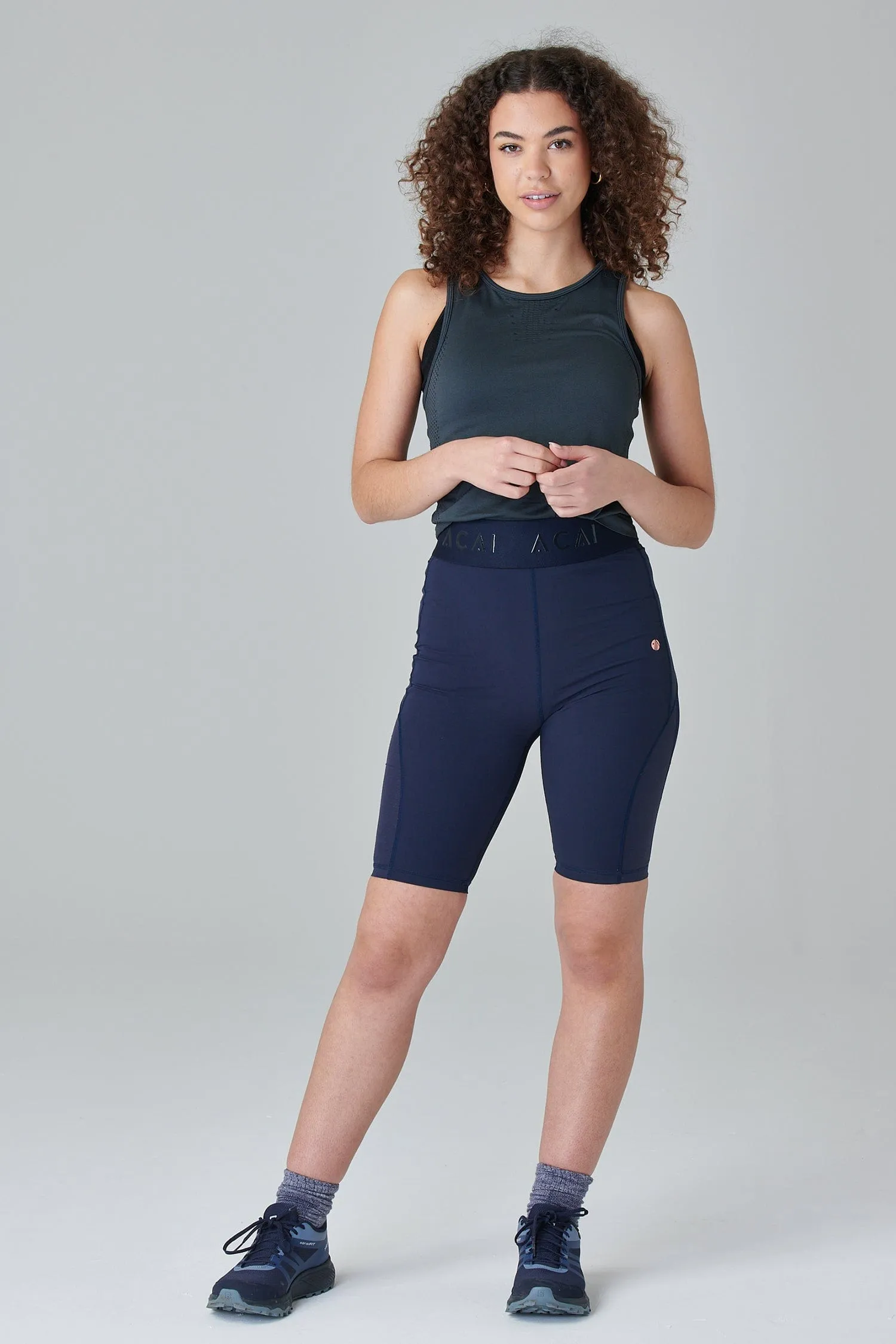 The Panelled Shorts - Midnight Blue